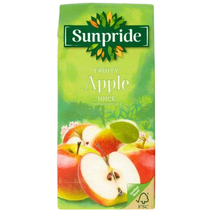 Sunpride Apple Juice 12 x 1ltr